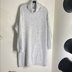 In The Style Women’s Speckled Knit Turtleneck Sweater Dress Size 14/16 (L)
